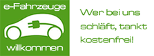 e-Fahrzeuge willkommen